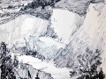 Drawing, North Downs quarry