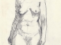 Nude standing