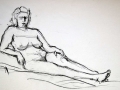 Reclining female nude