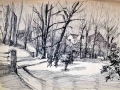 Working drawing,Taymount Grange winter