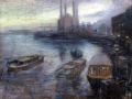 Towards Battersea? or Chelsea Houseboats