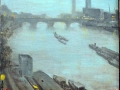 Nocturn towards Oxo building, the River Thames