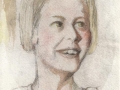 Watercolour Caroline aged 11