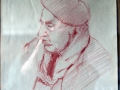 Portrait man in a beret