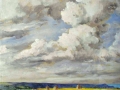 Sark-from-Beauregard, oil on canvas
