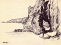 Sark, Dixcart Bay, rock hole